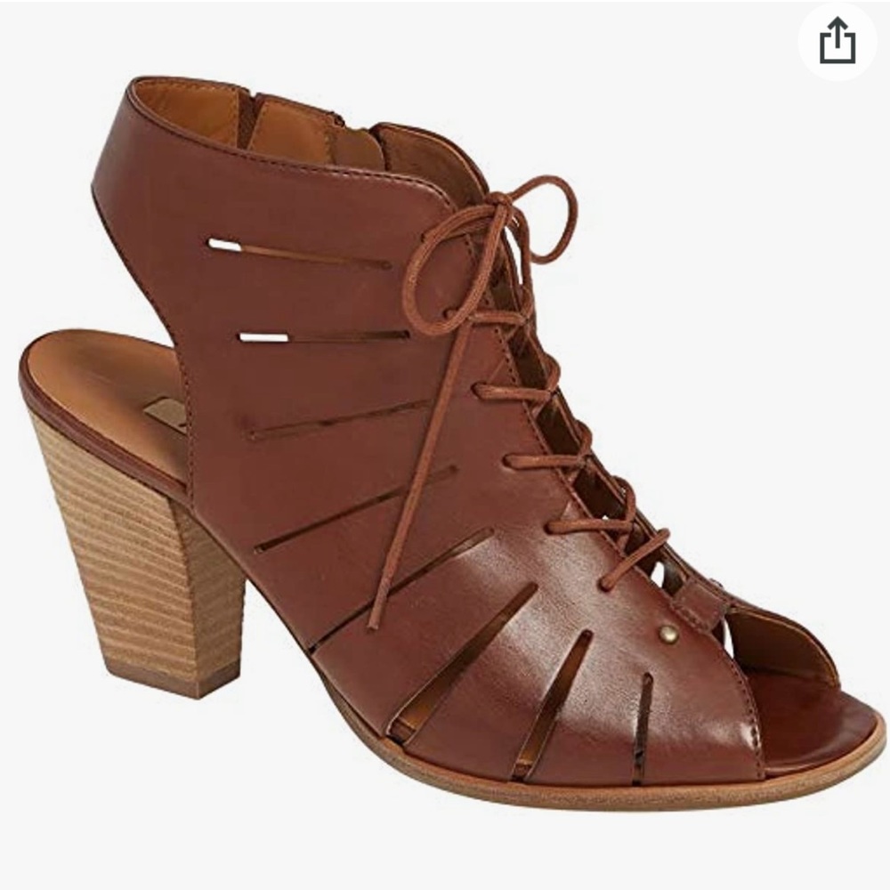 Paul Green Cosmo Leather Lace Up Sandal